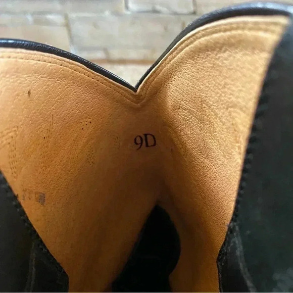 Ariat Men’s Vintage Black Leather Cowboy Boots Embroidered Western 34601: 9D - Picture 8 of 12